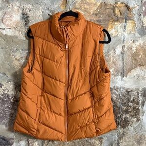 Cole Haan Rust Puffer Vest